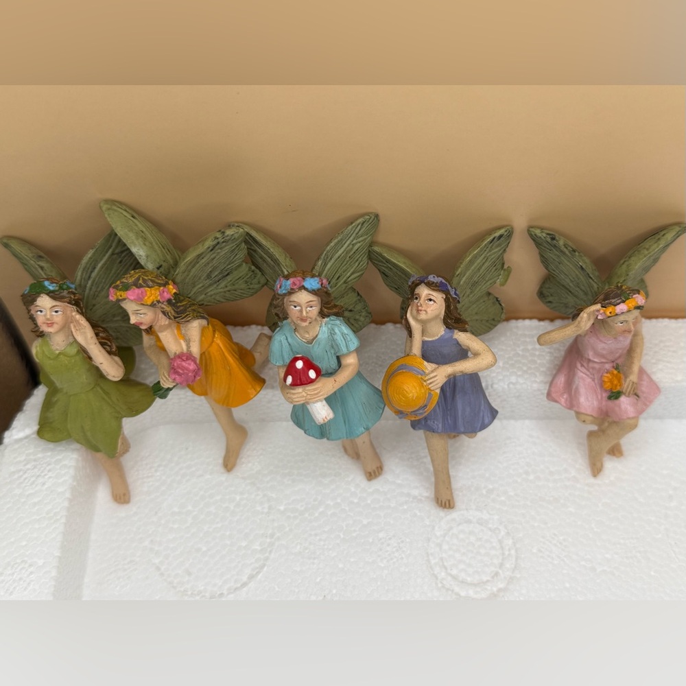 Colorful Fairy Figurines Set - Picture 2 of 6
